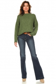 Blaumax |  Knitted sweater Jonna | green  | Picture 3