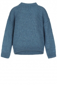 Blaumax |  Knitted sweater Jonna | blue