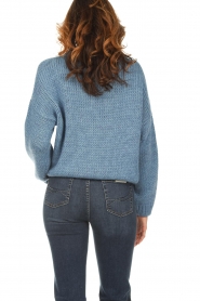 Blaumax :  Knitted sweater Jonna | blue - img8