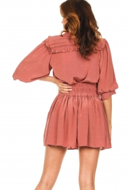 Magali Pascal |  Skirt with smocked waistband Cassia | pink  | Picture 7