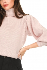 Magali Pascal |  Soft turtleneck with cashmere Ambar | pink  | Picture 8