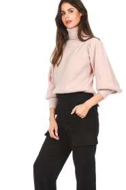 Magali Pascal |  Soft turtleneck with cashmere Ambar | pink  | Picture 6