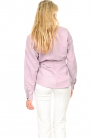 Dante 6 |  Suede blouse Cruz | lilac  | Picture 8