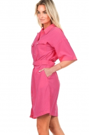 Dante 6 |  Dress with waist belt Avilan | pink  | Picture 5