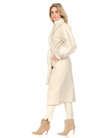 Freebird :  Wrap coat Lexie | off-white - img6