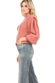 Freebird |  Mohair knit with balloon sleeves Aloha | pink   | Picture 7