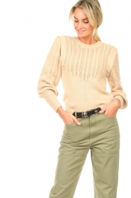 Dante 6 |  Knitted sweater Inca | beige  | Picture 5