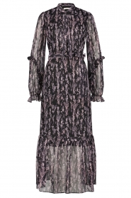  Printed maxi dress Celynna | zwart