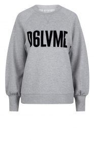 Dante 6 |  Sweater with text print Loveme | grey