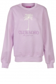 Club Soho | Sweater Under The Palms | lila