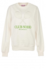 Club Soho | Sweater Let's Sweat Together | off-white