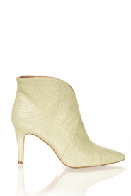 Toral |  Leather ankle boots with pattern Lulu | green