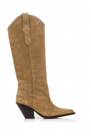 Toral |  Suede cowboy boots Iconic | camel  | Picture 1