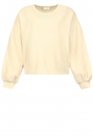 American Vintage | Teddy sweater Bobypark | naturel   | Afbeelding 1