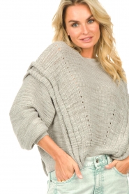 IRO :  linen knitted Amos | grey - img10