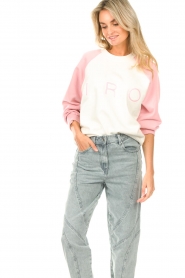 IRO :  Sweater with logo Jabiz | pink - img5