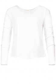  T-shirt with buttons Sonoma | white