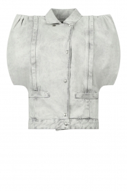 IRO |  Denim waistcoat Andiol | grey  | Picture 1