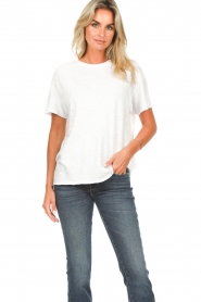 American Vintage |  Basic round neck T-shirt Sonoma | white  | Picture 2