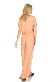 Rabens Saloner |  Jumpsuit with drawstring cord | nude  | Picture 5