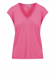 CC Heart |  T-shirt with V-neck Vera | pink