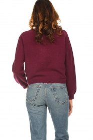 American Vintage :  Soft woolen sweater Razpark | purple - img7