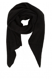 Little Soho |  Bouclé scarf Aria | black  | Picture 1