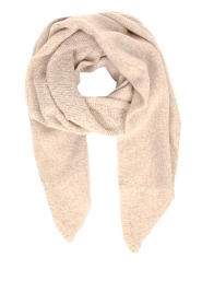 Little Soho |  Bouclé scarf Aria | natural