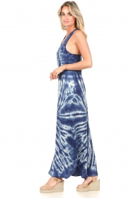 Lollys Laundry :  Tie dye maxi dress Cecilie | blue - img5