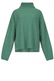 American Vintage |  Knitted turtleneck Vegetal | green  | Picture 1