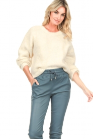 American Vintage :  Soft woolen sweater East | natural - img4
