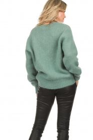 American Vintage :  Soft mohair sweater Pinoberry | green - img6