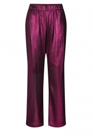 Lollys Laundry |  Metallic pants Tuula | pink