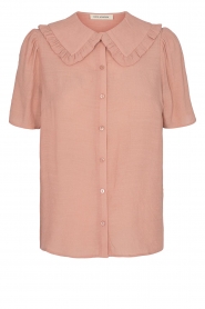 Sofie Schnoor |  Blouse with ruffle detail Kendra | pink  | Picture 1