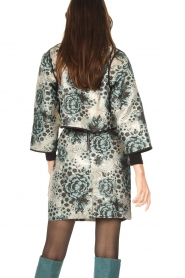 Lollys Laundry |  woven jaquard jacket Mariam | blue  | Picture 7
