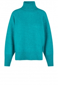  Knitted turtle neck sweater Brook | green
