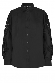  Oversized blouse Song | black