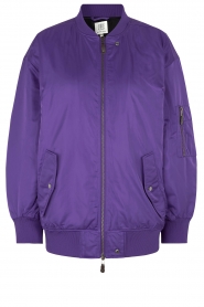 Oversized bomber jacket Tillandsia | purple