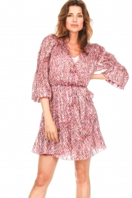 Dante6 |  Printed dress Belief | pink | Picture 4