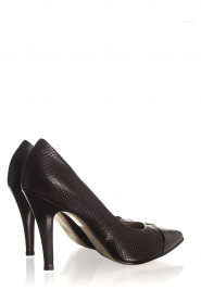 Noe |  Embossed leather pumps Nicole | black  | Picture 5
