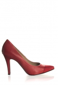 Noe | Leren pumps Nicole | rood