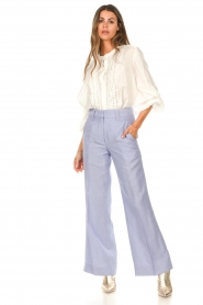Second Female |  Wide leg trousers Ydun | blue  | Picture 4