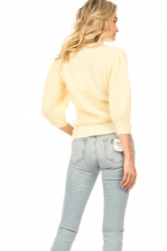 Second Female :  Knitted sweater Brooky | yellow - img7