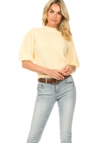 Second Female |  Knitted sweater Brooky | yellow  | Picture 5