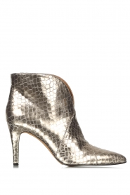 Toral |  Metallic leather ankle boots Lulu | silver  | Picture 1