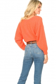 American Vintage |  Knitted sweater Omobay | orange  | Picture 6