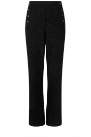  Glittered trousers Solly | black