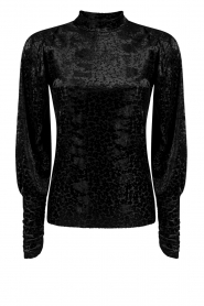  Top with velvet design Gena | black 