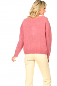American Vintage :  Knitted sweater Razpark | pink - img7