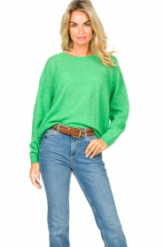 American Vintage |  Knitted sweater Razpark | green  | Picture 5